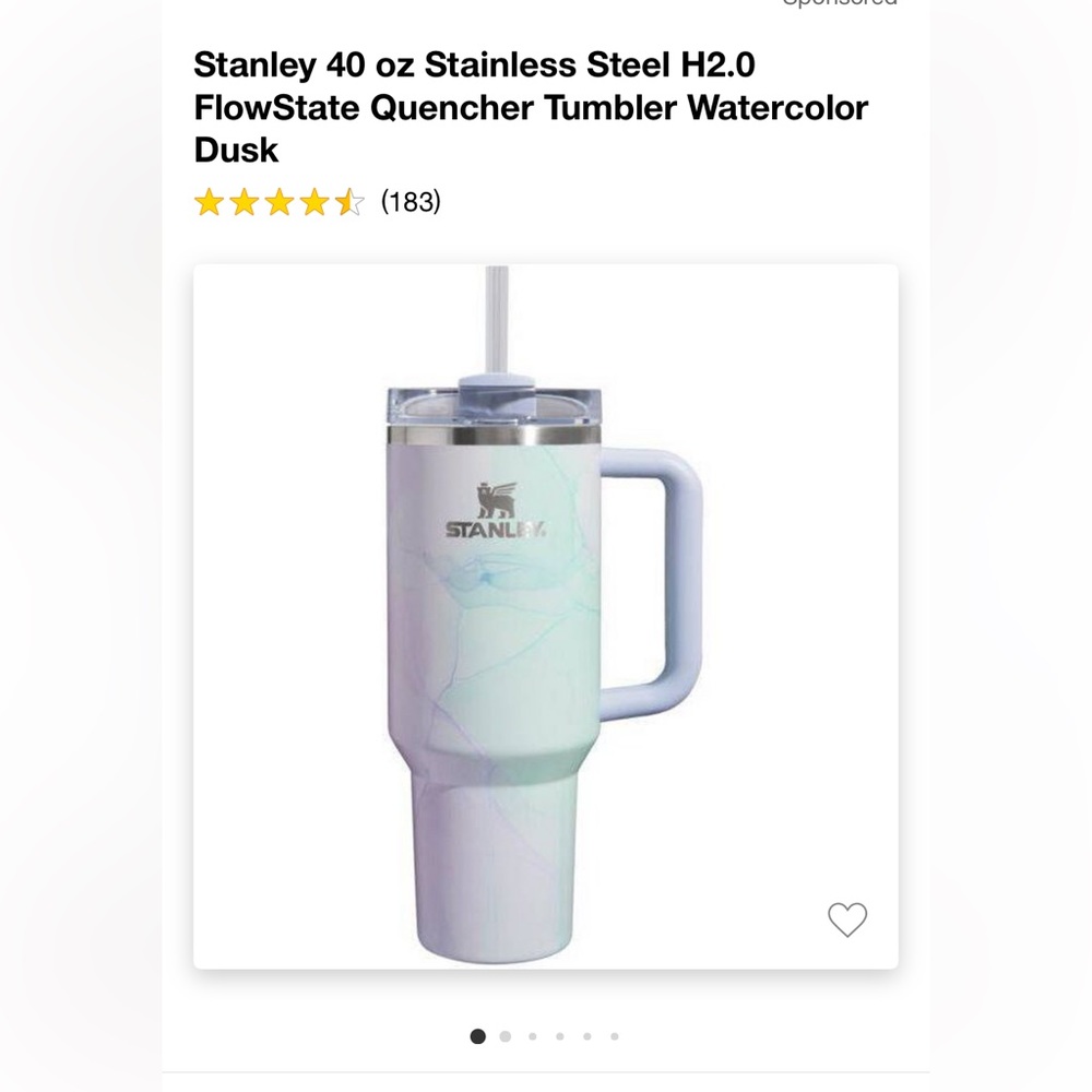 40 oz Stanley in Watercolor Dusk - Target Edition